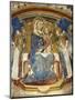 Enthroned Madonna and Child with Angels-null-Mounted Giclee Print