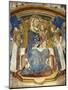 Enthroned Madonna and Child with Angels-null-Mounted Giclee Print