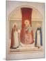 Enthroned Madonna and Child with Saints-Fra Angelico-Mounted Giclee Print