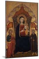Enthroned Madonna and Child with the Apostle Jacob the Elder and St. Ranieri, C.1410-20-Turino Vanni-Mounted Giclee Print