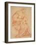 Enthroned Madonna and Child-Bassano-Framed Art Print