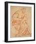 Enthroned Madonna and Child-Bassano-Framed Art Print