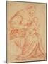 Enthroned Madonna and Child-Bassano-Mounted Art Print