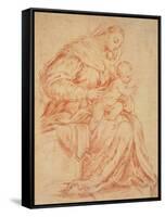 Enthroned Madonna and Child-Bassano-Framed Stretched Canvas