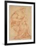 Enthroned Madonna and Child-Bassano-Framed Art Print