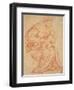 Enthroned Madonna and Child-Bassano-Framed Art Print