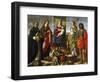 Enthroned Madonna and Child,-Niccolo Rondinelli-Framed Giclee Print