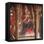 Enthroned Madonna, Detail of Triptych-null-Framed Stretched Canvas