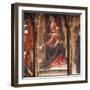 Enthroned Madonna, Detail of Triptych-null-Framed Giclee Print