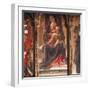 Enthroned Madonna, Detail of Triptych-null-Framed Giclee Print