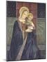 Enthroned Madonna with Child, 15th C-null-Mounted Art Print