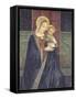 Enthroned Madonna with Child, 15th C-null-Framed Stretched Canvas