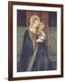 Enthroned Madonna with Child, 15th C-null-Framed Art Print