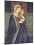 Enthroned Madonna with Child, 15th C-null-Mounted Art Print