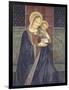 Enthroned Madonna with Child, 15th C-null-Framed Art Print