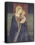 Enthroned Madonna with Child, 15th C-null-Framed Stretched Canvas