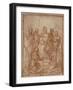 Enthroned Madonna with Child and Eight Saints (Composition Stud), 1528-Andrea del Sarto-Framed Giclee Print