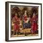 Enthroned Madonna with Child and Saints, 1485-Sandro Botticelli-Framed Giclee Print