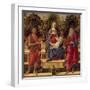 Enthroned Madonna with Child and Saints, 1485-Sandro Botticelli-Framed Giclee Print