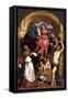 Enthroned Madonna with Child and Saints, Ca 1530-Paris Bordone-Framed Stretched Canvas