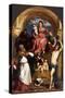 Enthroned Madonna with Child and Saints, Ca 1530-Paris Bordone-Stretched Canvas