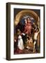 Enthroned Madonna with Child and Saints, Ca 1530-Paris Bordone-Framed Giclee Print