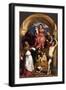 Enthroned Madonna with Child and Saints, Ca 1530-Paris Bordone-Framed Giclee Print