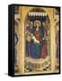 Enthroned Madonna with Child Between Angels with Musical Instruments-Vincenzo Foppa-Framed Stretched Canvas