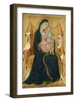 Enthroned Madonna with Child, C.1340-Lippo Memmi-Framed Giclee Print