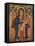Enthroned Virgin with Child and Angels, Detail from Triptych. Ethiopia 18th-19th Century-null-Framed Stretched Canvas