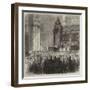 Enthronement of the Bishop of London in St Paul's Cathedral-null-Framed Giclee Print