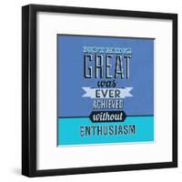 Enthusiasm 1-Lorand Okos-Framed Art Print