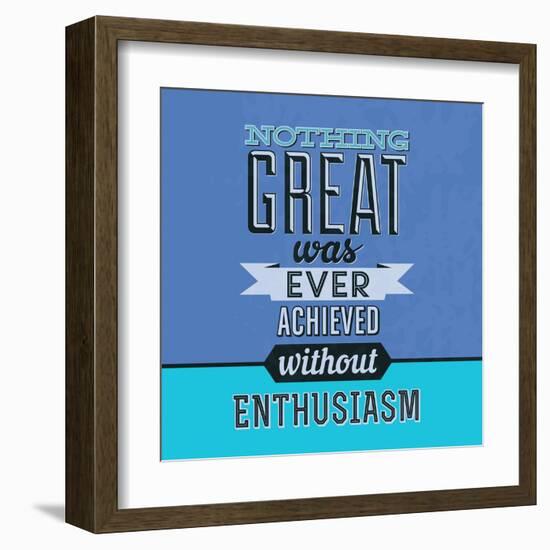 Enthusiasm 1-Lorand Okos-Framed Art Print