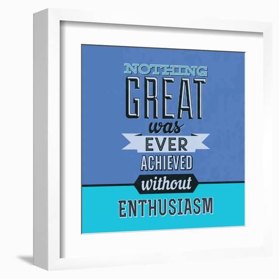 Enthusiasm 1-Lorand Okos-Framed Art Print