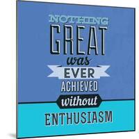 Enthusiasm 1-Lorand Okos-Mounted Art Print