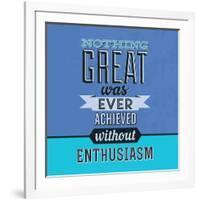 Enthusiasm 1-Lorand Okos-Framed Art Print