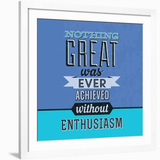 Enthusiasm 1-Lorand Okos-Framed Art Print