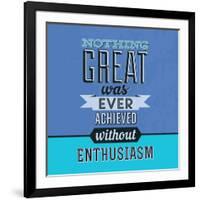 Enthusiasm 1-Lorand Okos-Framed Art Print