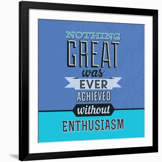 Enthusiasm 1-Lorand Okos-Framed Art Print