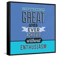 Enthusiasm 1-Lorand Okos-Framed Stretched Canvas