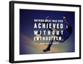 Enthusiasm-Sports Mania-Framed Art Print