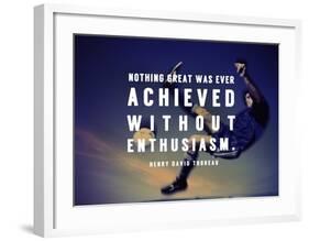 Enthusiasm-Sports Mania-Framed Art Print