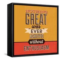 Enthusiasm-Lorand Okos-Framed Stretched Canvas