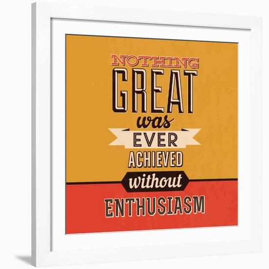 Enthusiasm-Lorand Okos-Framed Art Print