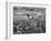 Enthusiastic Fan Cheering in Stands During Cuban Baseball Game-Mark Kauffman-Framed Photographic Print