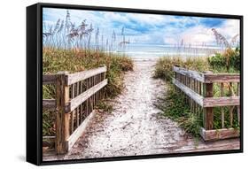 Enticing Entry-Mary Lou Johnson-Framed Stretched Canvas