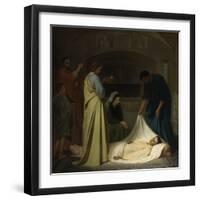 Entierro De San Lorenzo En Las Catacumbas De Roma, 1862-Alejo Vera-Framed Giclee Print