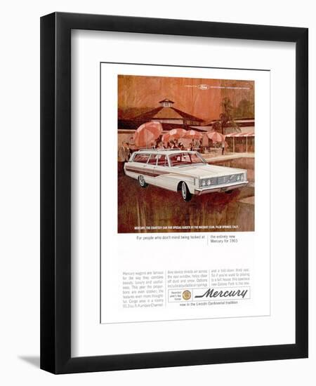 Entirely New Mercury for 1965-null-Framed Art Print