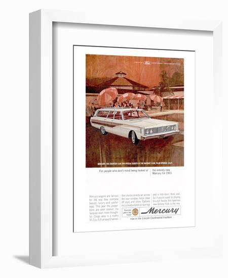 Entirely New Mercury for 1965-null-Framed Art Print