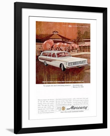 Entirely New Mercury for 1965-null-Framed Art Print